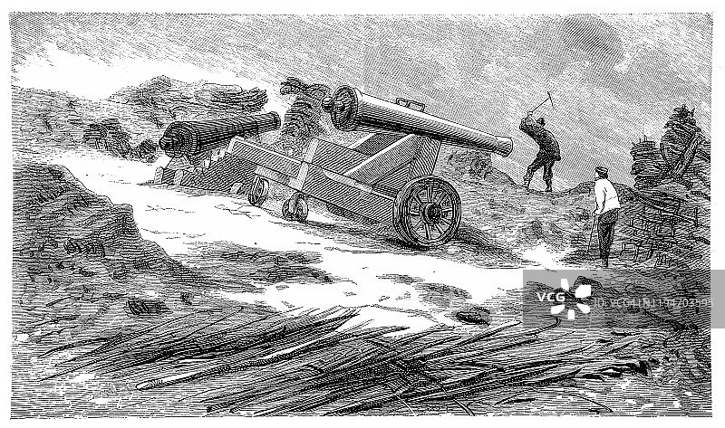 法国巴黎伊西堡垒，建于1841年至1845年图片素材