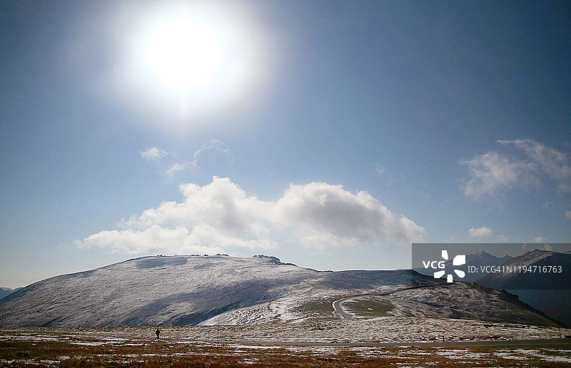 科罗拉多州落基山国家公园34号公路图片素材