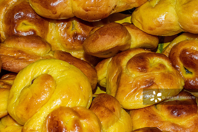 瑞典藏红花面包图片素材