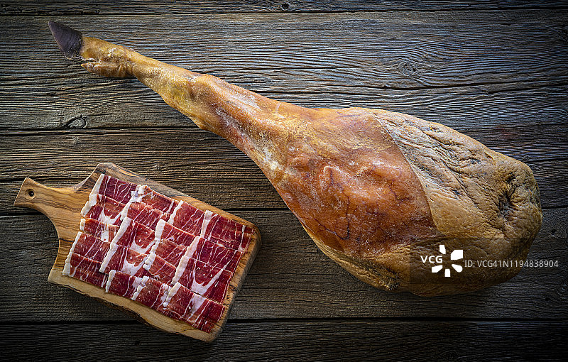 伊比利亚火腿腿图片素材