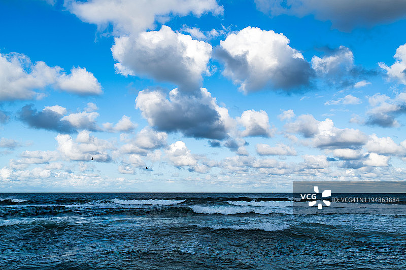 韩国江陵镜浦台海景图片素材