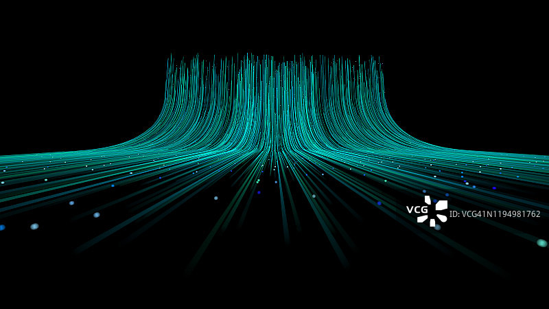 向外扩散的粒子线条图片素材