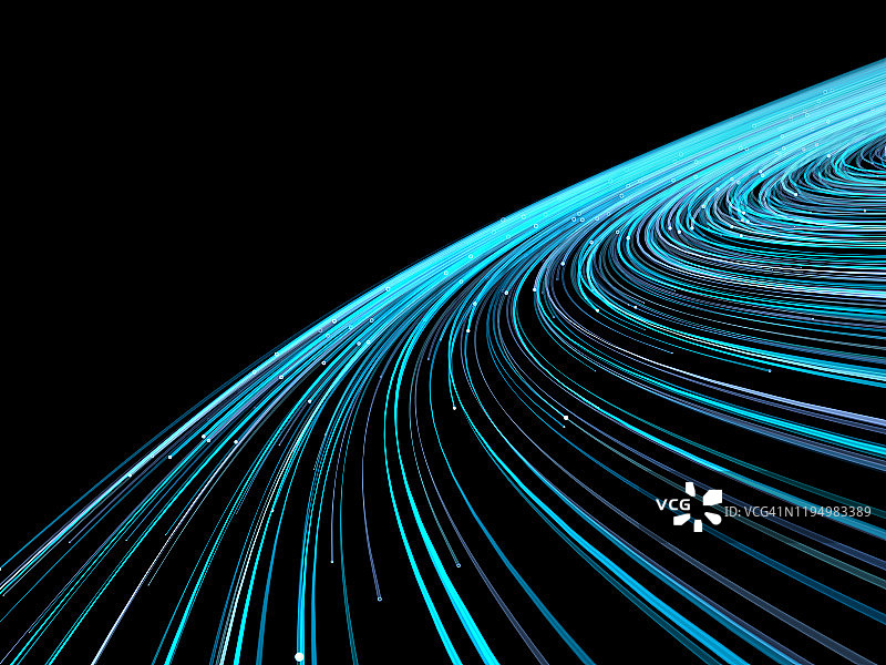 流动的粒子线条图片素材