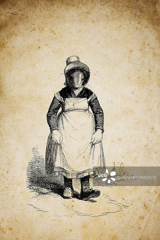 拟人化动物插图图片素材