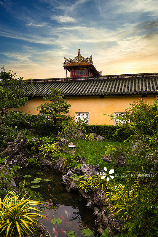 越南顺化古城入口，联合国教科文组织世界遗产图片素材