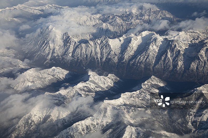 华盛顿 Cascade 山脉图片素材