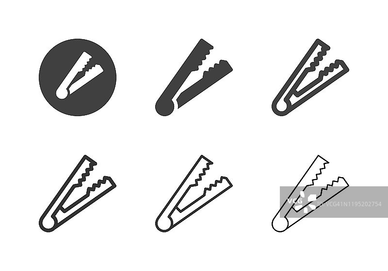 厨房用具钳图标系列图片素材