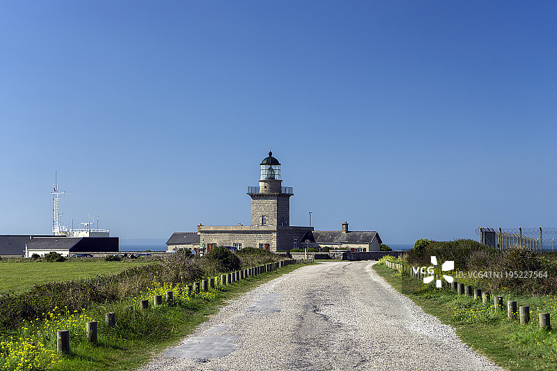 诺曼底巴纳维尔-卡特雷灯塔图片素材