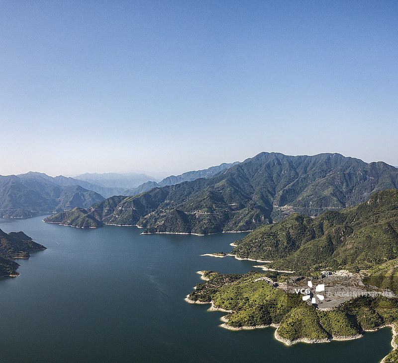 中国浙江省丽水市千峡湖图片素材