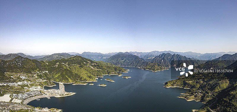 中国浙江省丽水市千峡湖图片素材