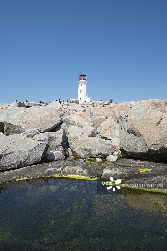 加拿大新斯科舍省佩吉湾灯塔图片素材