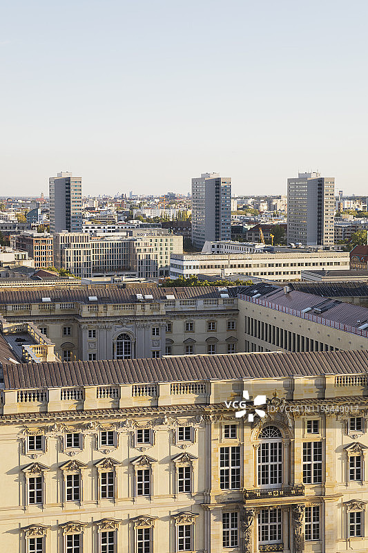 德国柏林洪堡论坛博物馆鸟瞰图片素材