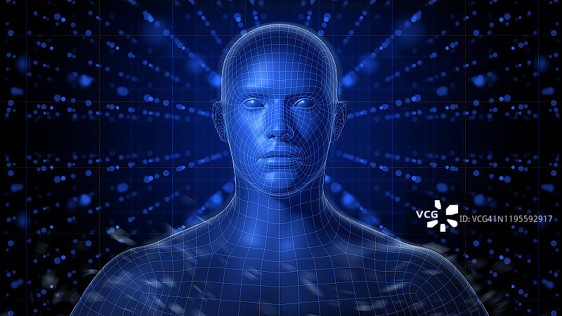 三维网格人脸图片素材