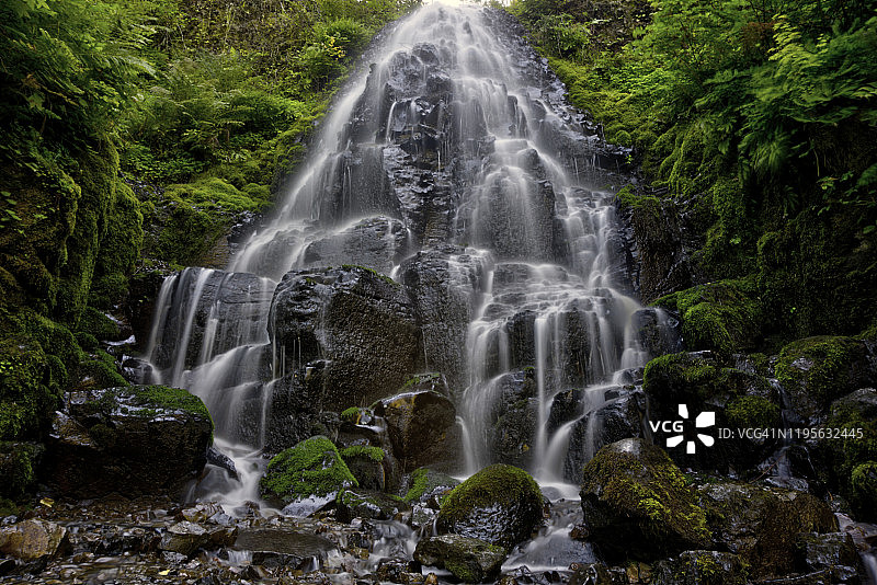 仙女瀑布图片素材