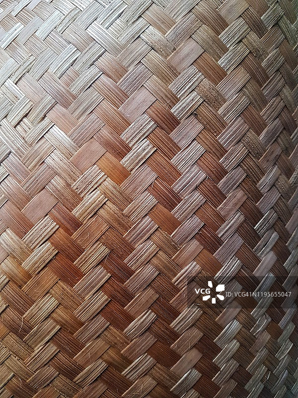 竹编席子的全画幅照片图片素材