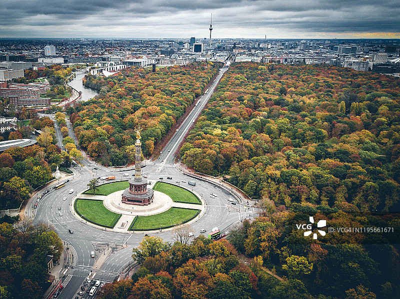 柏林胜利柱图片素材