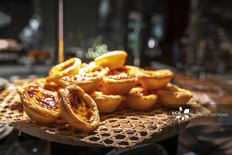 蛋挞特写图片素材