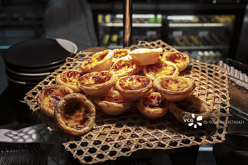 蛋挞特写图片素材