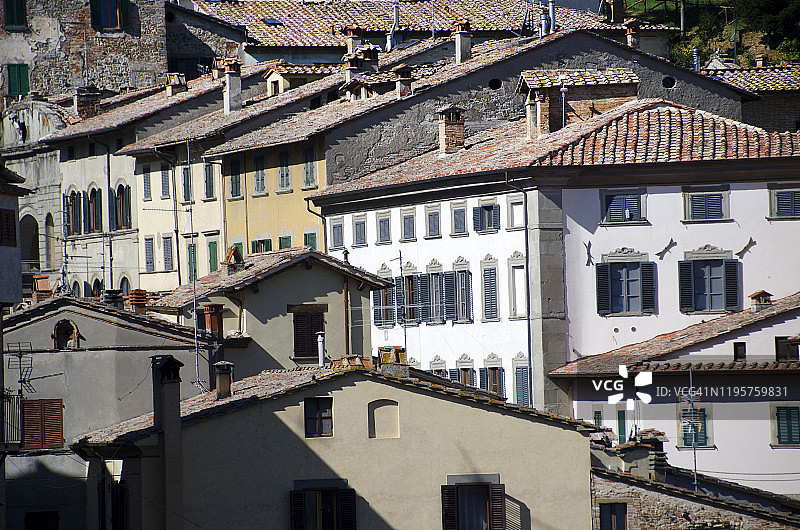 意大利托斯卡纳的中世纪安吉亚里图片素材