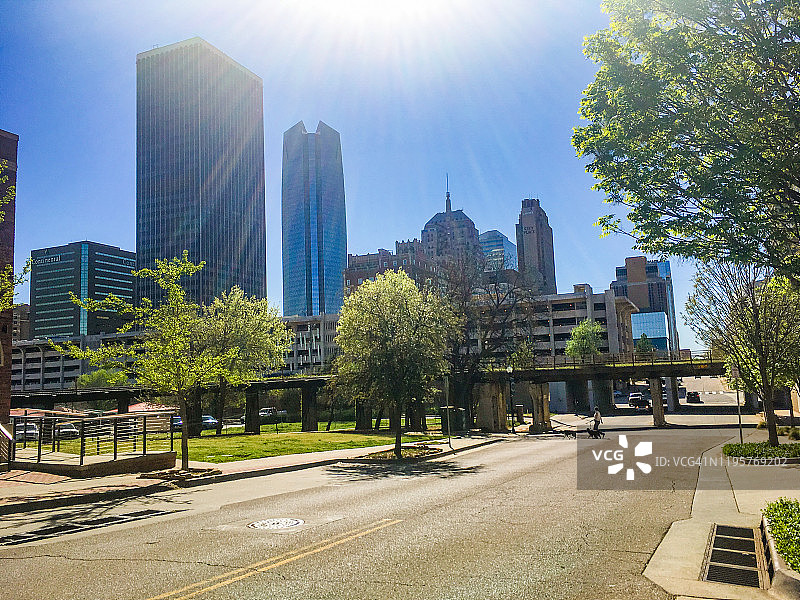 俄克拉何马城天际线图片素材