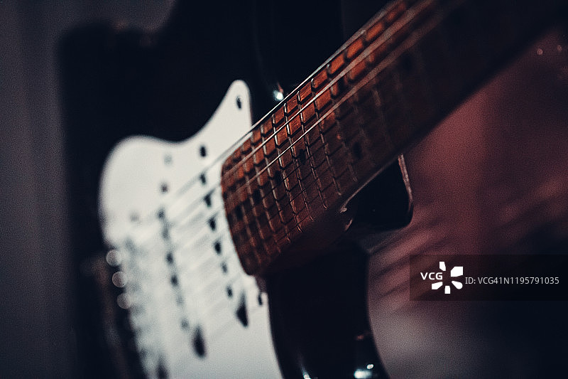 电吉他特写镜头图片素材