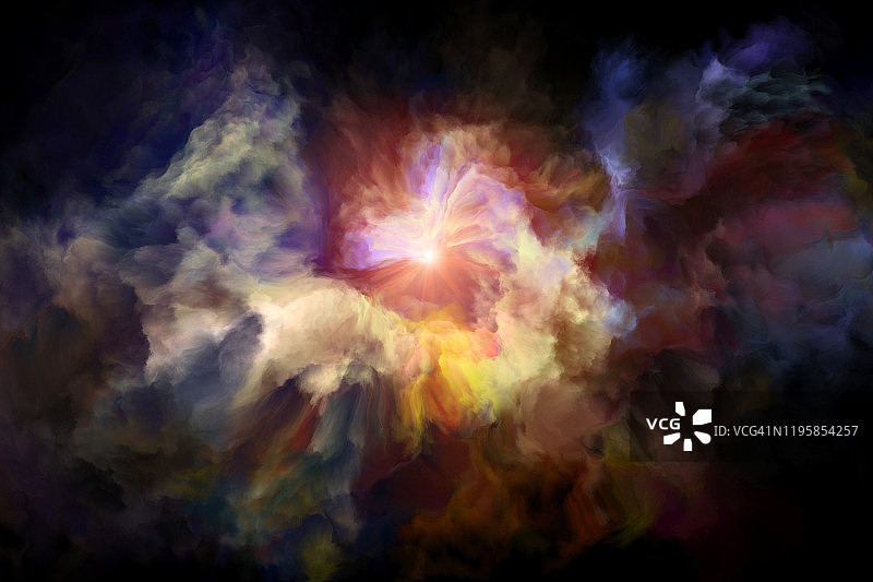 粒子爆炸图片素材