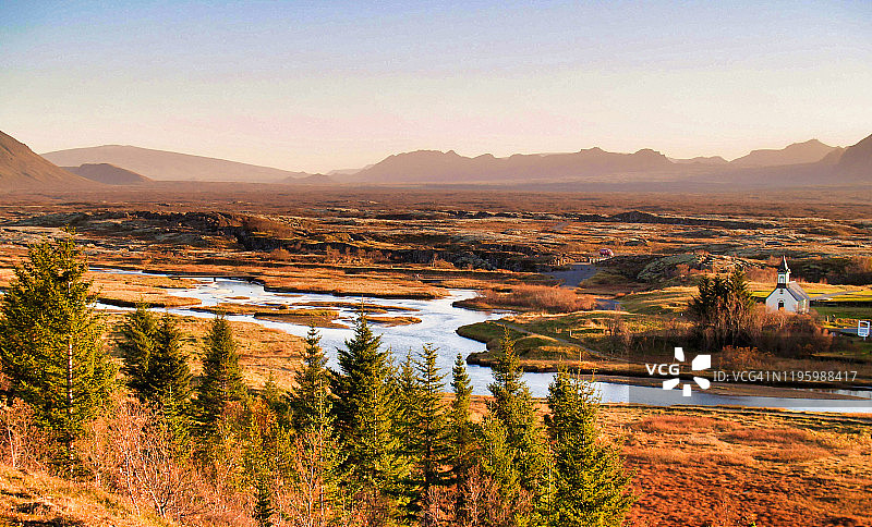 冰岛秋季风光图片素材