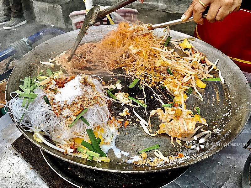 泰式炒河粉——泰国国民美食图片素材