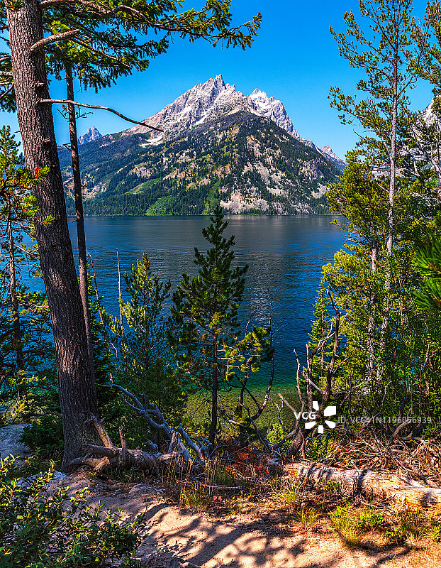 珍妮湖风光图片素材