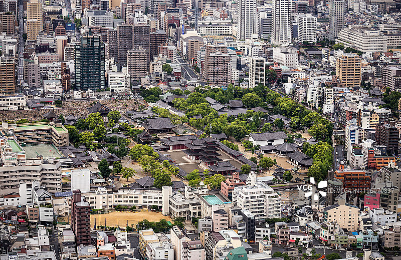 日本大阪四天王寺图片素材