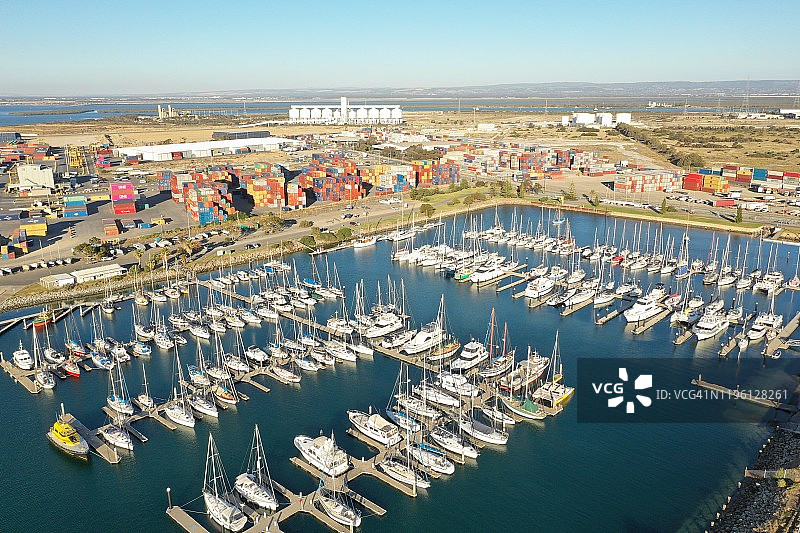 阿德莱德港，南澳大利亚图片素材