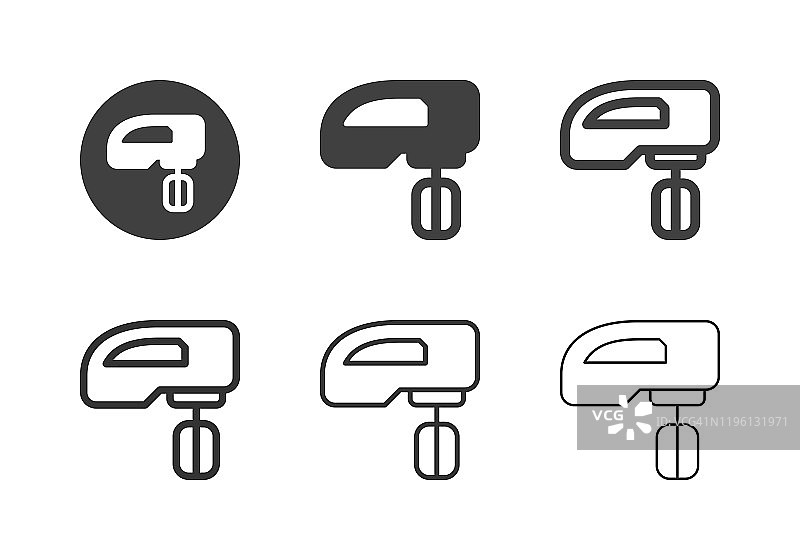 电动手持搅拌器图标-多系列图片素材