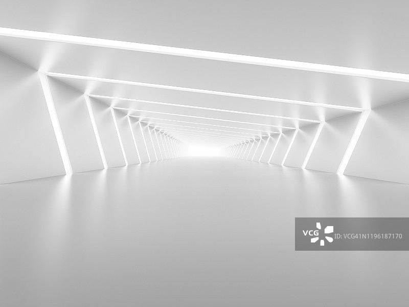 未来派的空房间图片素材