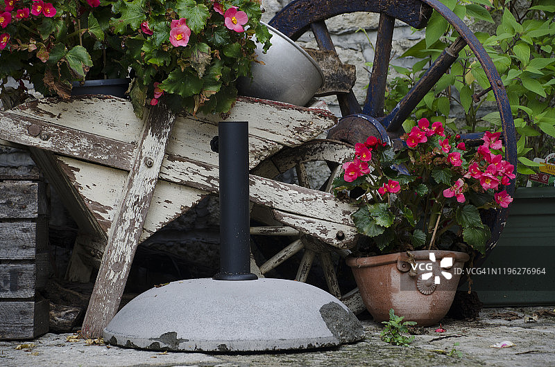 圣马力诺庭院静物图片素材