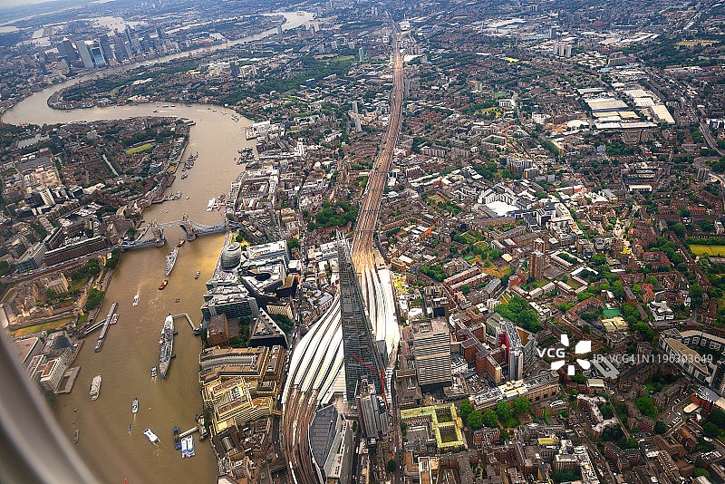 伦敦鸟瞰图图片素材