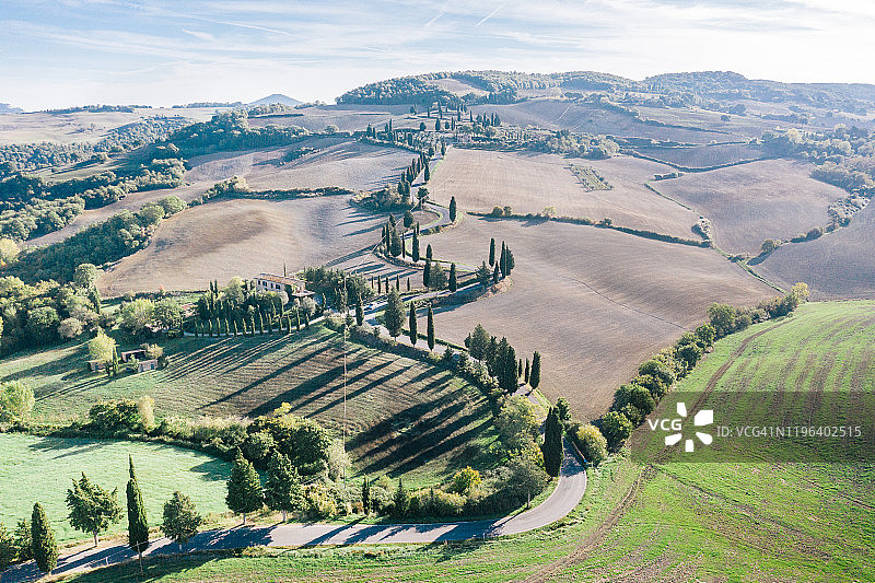 托斯卡纳的秋天图片素材