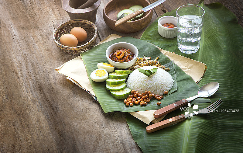马来西亚美食椰浆饭图片素材