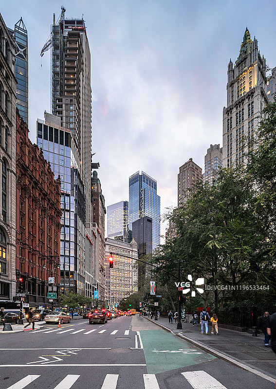 公园街—下曼哈顿图片素材