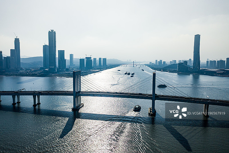 澳门西湾大桥图片素材