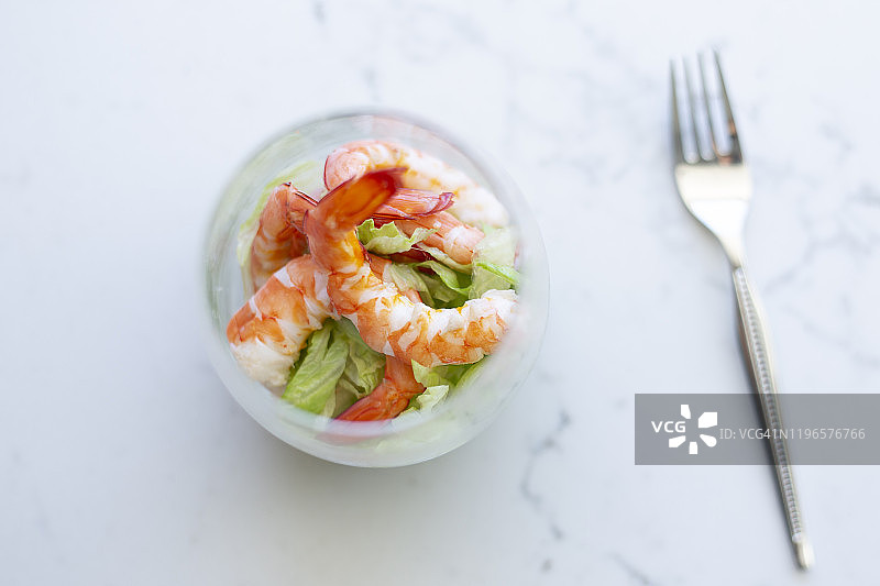 鲜虾鸡尾酒图片素材