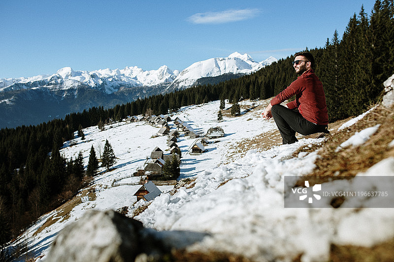 斯洛文尼亚波克柳卡扎亚姆尼基村图片素材