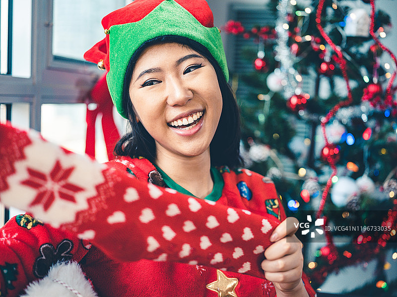 千禧年的圣诞晚会图片素材