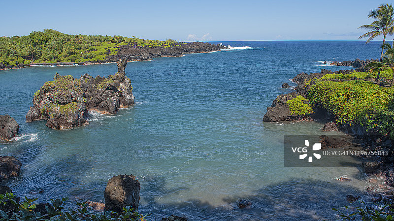 考马希纳州立路边公园海湾图片素材