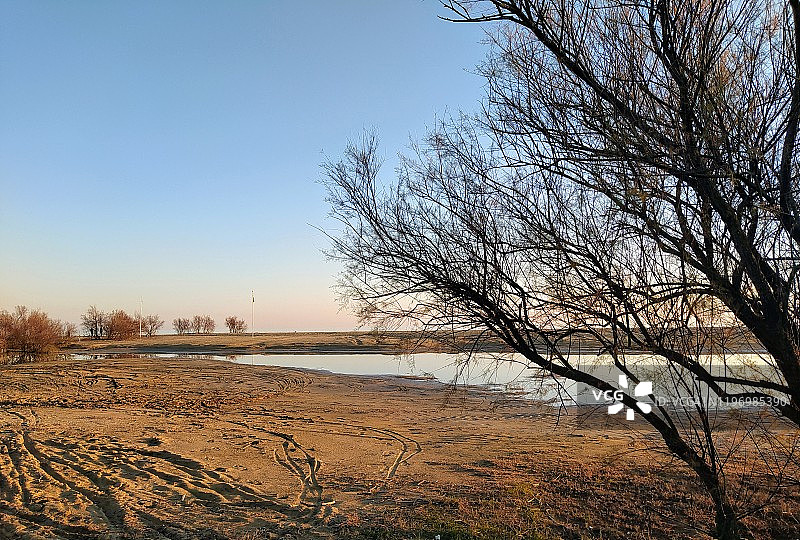 冬季海滩图片素材