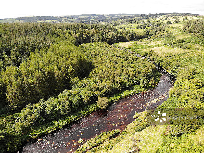 爱尔兰威克洛郡格兰达洛图片素材