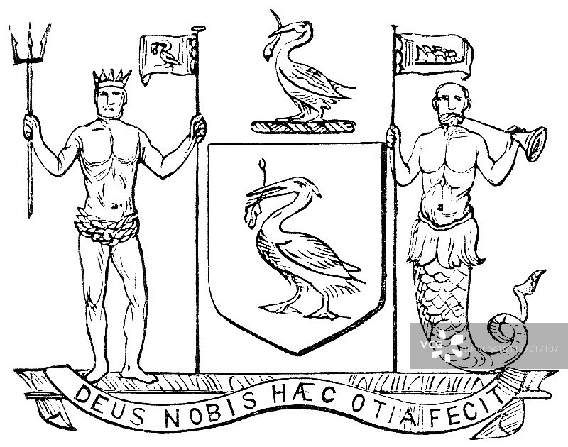 19世纪利物浦市徽图片素材