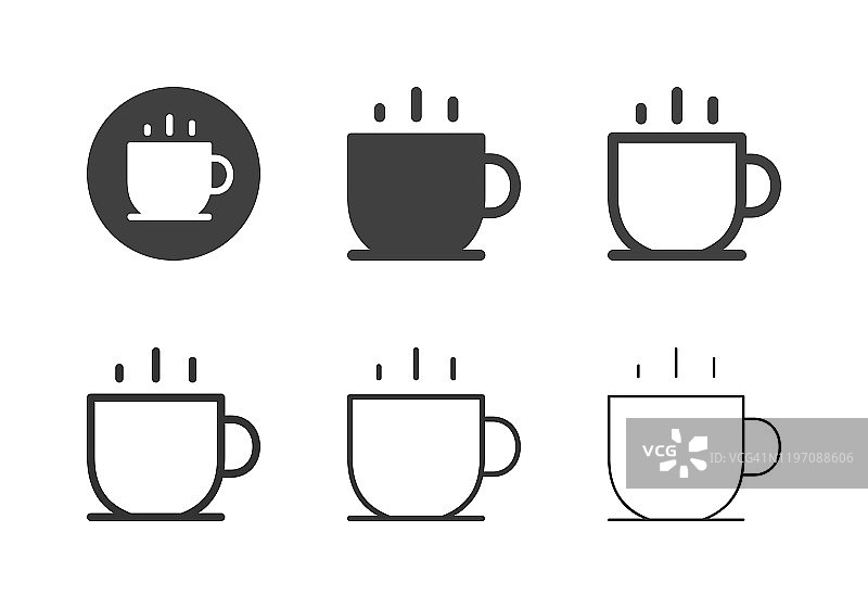 热咖啡图标系列图片素材