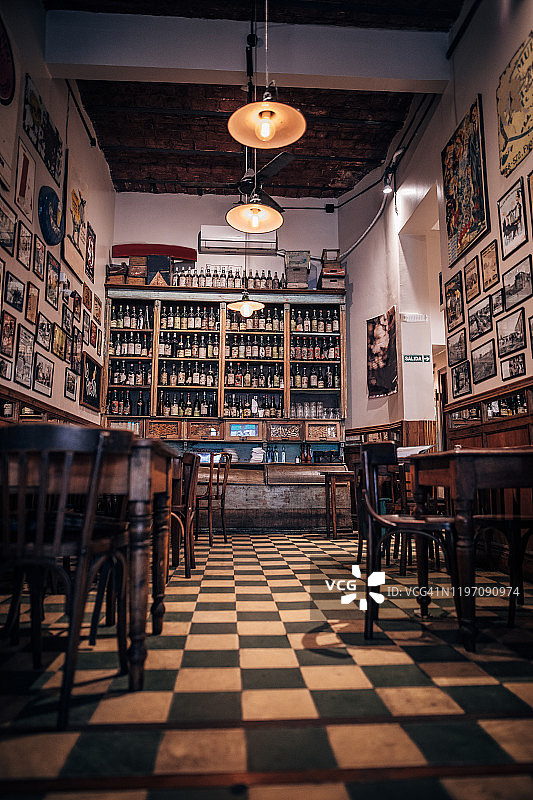 空咖啡店内部图片素材