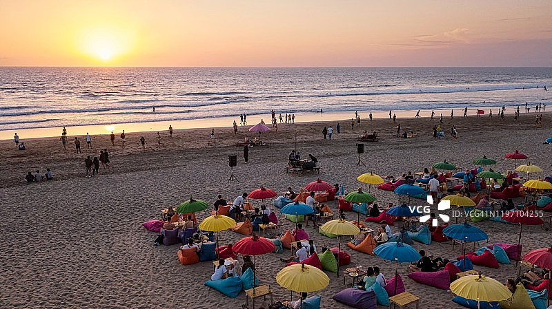 印度尼西亚巴厘岛日落图片素材