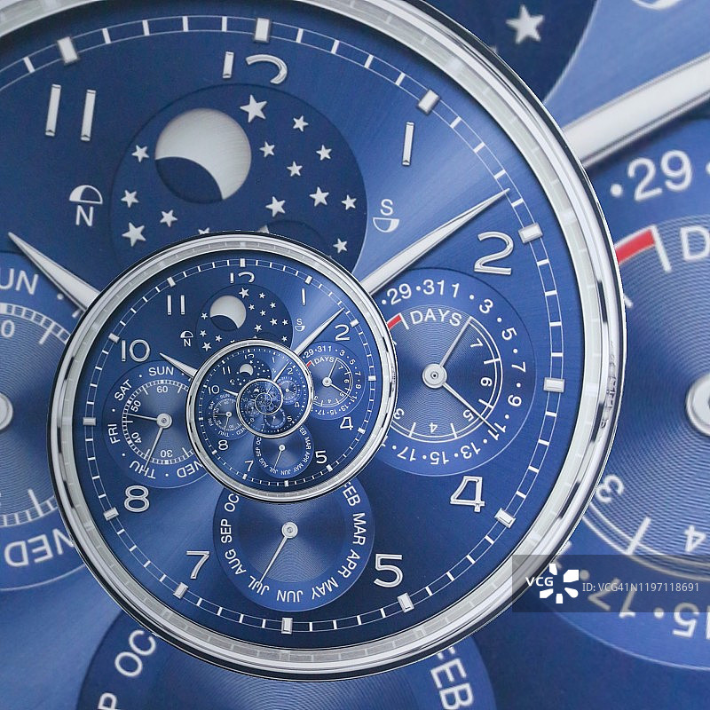 永恒的钟面图片素材